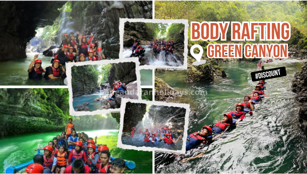 Paket body rafting green canyon